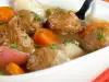 Meatballs in the Oven with Carrots and Onions