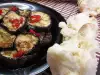 Салат с маринованными баклажанами