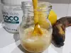 Маска за лице с банан, мед и кокосово мляко