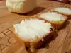 Zelfgemaakte boter van ongezoete slagroom