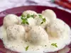 Хлебни топки със сметанов крем (Аш сараи)