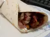 Burrito mexicano con pollo