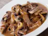 Tender Pork Loins with Boletus Mushrooms