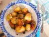 Mosselen met gekookte aardappelen