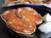 Mini Pancakes with Feta Cheese
