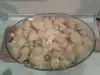 Мозайка от картофи със сметана