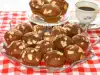 Muffins de cacao con chocolate blanco y almendras