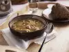 Супа от патладжани и гъби