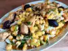 Mussels and Corn Salad