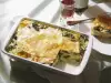 Lasagna with Pancakes and Broccoli