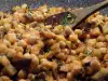 Eggplants with Chickpeas and Parsley