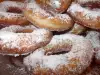 Donuts with Powdered Sugar