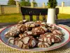 Crinkle Cookies with Chocolate