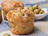 Muffins with Cottage Cheese and Olives