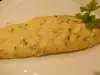 Tortilla francesa con queso y perejil