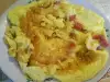 Omelette with Sausages and Cheese
