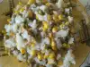 Oven-Baked Rice, Corn and Peas