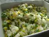 Fried Rice with Peas and Corn