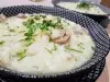 Cremoso rijst met champignons en citroen