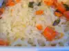 Ориз на фурна с моркови и лук