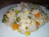 Reis mit Hähnchen und Gemüse im Multicooker