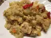 Пъстър ориз с тиквички и пилешко месо