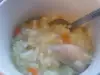 2 u 1 - supa i beli pilav sa pilećim batacima