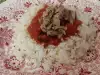 Ориз с испански сос и риба тон