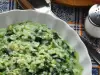 Spinach with Rice and Garlic
