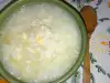 Оризова супа със зеле и яйце