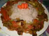 Бял ориз със зеленчуци на тиган
