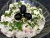 Shepherd`s Appetizer with Cottage Cheese and Mayonnaise