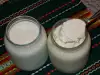 Hausgemachter Joghurt aus Schafsmilch