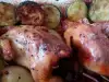 Roasted Stuffed Quails with Herbs