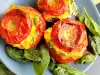 Stuffed Tomatoes with Eggs and Spinach