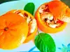Stuffed Tangerines with Shrimp and Salmon