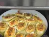 Пълнени тиквички със сирене и яйца на фурна
