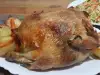 Stuffed Chicken with Livers and Mushrooms