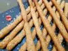 Whole Grain Cracker Sticks with Sesame Seeds