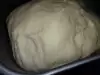 Памук тесто за пица с прясно мляко в хлебопекарна