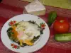 Fried Eggs over Spinach