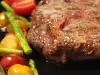 Tender Beef Chops in a Pan