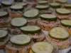 Парти хапки с риба тон и краставици