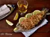 Trout with Crunchy Almond Crust