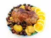 Roasted Goose with Apples and Prunes