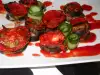 Berenjenas al horno con carne picada y tomate
