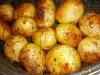 Patatas al horno en salsa de soja