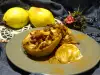 Печени круши с пълнеж от ядки и сушени плодове