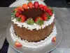 Перфектна сметанова торта с ягоди