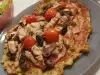 Pizza con masa de coliflor (sin harina)